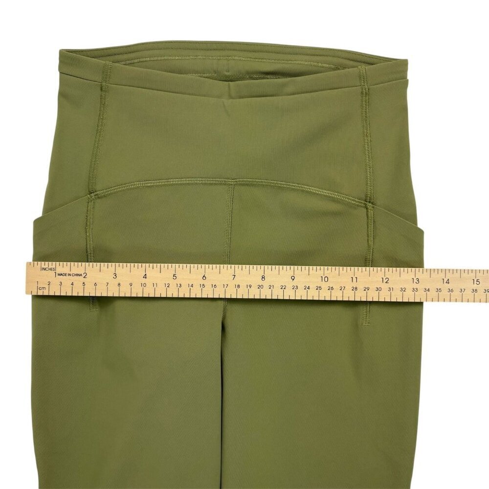 Lululemon Swift Speed High-Rise Crop 21" Leggings Size 4 Moss Green - Picture 13 of 15